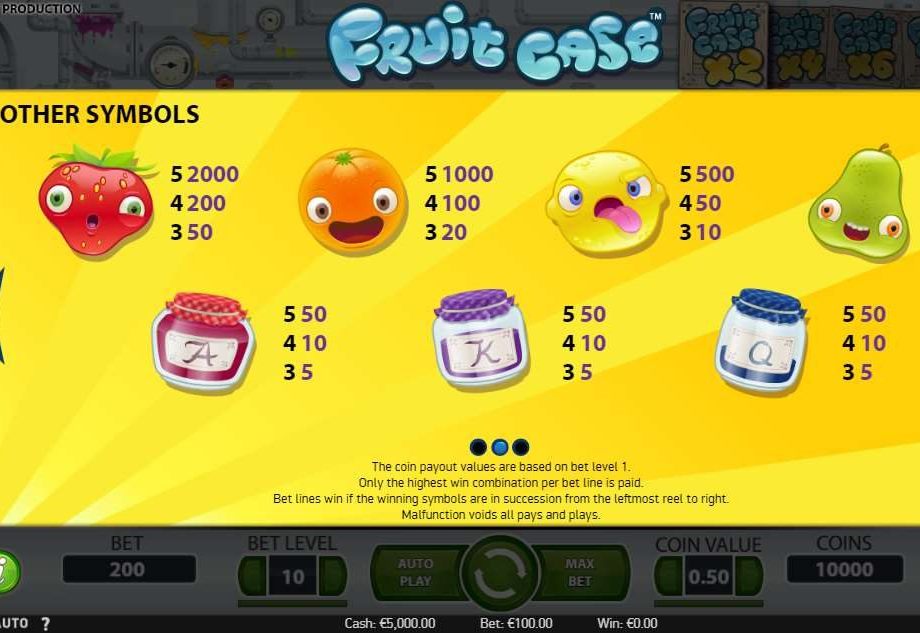 Fruit Case игровой автомат